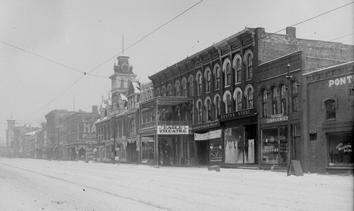 Eagle Theatre - Old Photo From Library (newer photo)